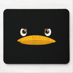 Schnabeltier-Enten-Schnabel-Gesicht Halloween-Kost Mousepad