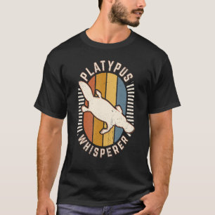 Schnabeltier-Flüsterer Vintage Klassiker Retro Tie T-Shirt