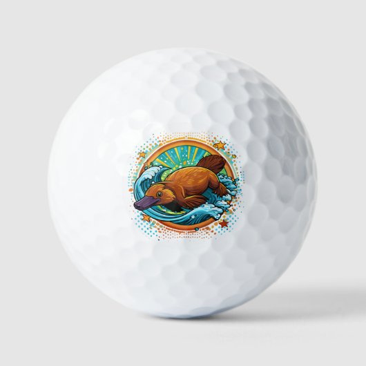 Schnabeltier Golfball (Vorderseite)