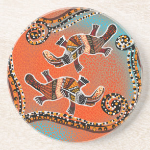 SCHNABELTIER KUNST        GETRÄNKEUNTERSETZER