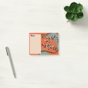 SCHNABELTIER KUNST POST-IT KLEBEZETTEL