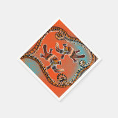 SCHNABELTIER KUNST SERVIETTE (Ecke)