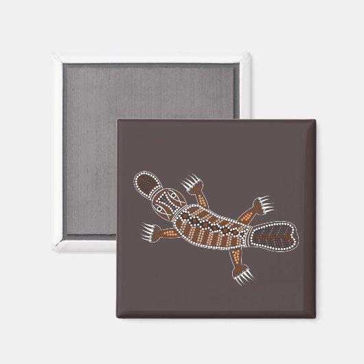 Schnabeltier oder Platypus Magnet (Vorderseite/Rückseite)
