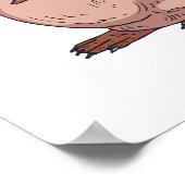 Schnabeltier Poster (Ecke)