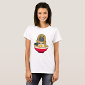 Schnabeltier und Ramen T-Shirt (Vorne ganz)
