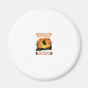 Schnall An Butterblume Halloween Geist Hexenhut Be Magnet