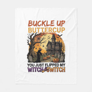 Schnall An Butterblume Hexen Schalter Halloween Ve Fleecedecke