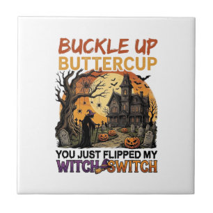 Schnall An Butterblume Hexen Schalter Halloween Ve Fliese