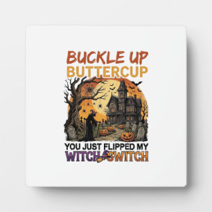Schnall An Butterblume Hexen Schalter Halloween Ve Fotoplatte