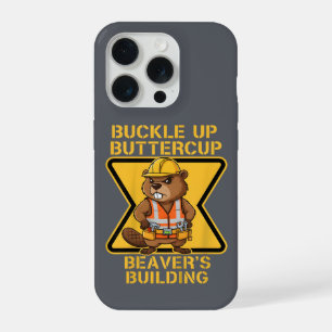 Schnall An Buttercup Biber Arbeitsplatzsicherheits iPhone 15 Pro Hülle