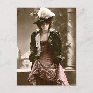 Schnallen Federn und mehr Postkarte