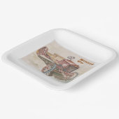 Schnallen Pappteller (Gewinkelt)