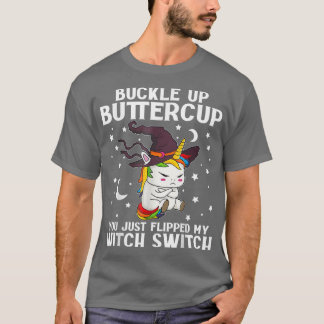 Schnallen Sie die Buttertasse auf, die Sie gerade  T-Shirt