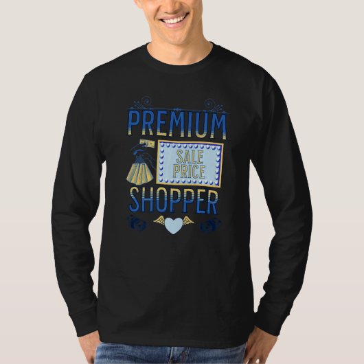Schnäppchen Shopper Verkauf Einkaufs Schnäppchen T-Shirt (Vorderseite)