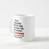 Schnäppchenjäger Lustiger Becher Kaffeetasse (Vorderseite Links)