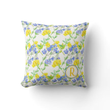 Schnappdragon gelb blauer Wildblumenkunst