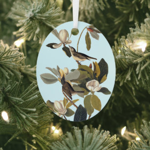 Schnäpper Tyrannen Vintage Audubon Ornament Aus Metall