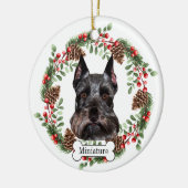 Schnapperhund Keramik Ornament (Links)