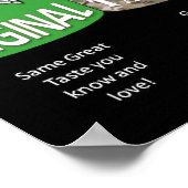 Schnappes Kuhposter Poster (Ecke)