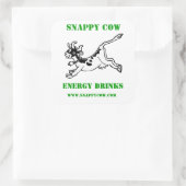 Schnappkleber Quadratischer Aufkleber (Tasche)