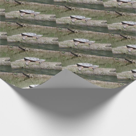 Schnappschildkröte Geschenkpapier (Ecke)