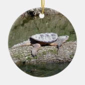 Schnappschildkröte Keramik Ornament (Vorne)
