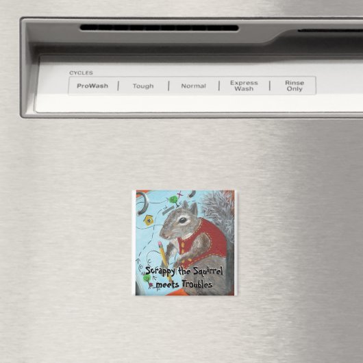 Schnappschuss das Eichhörnchenmagnet Magnet (In Situ (Geschirrspüler))