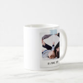 Schnappschuss-Foto für den ersten Vater Kaffeetasse (VorderseiteRechts)