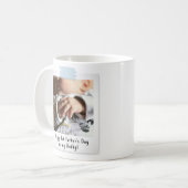 Schnappschuss-Foto für den ersten Vater Kaffeetasse (Vorderseite Links)