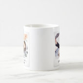 Schnappschuss-Foto für den ersten Vater Kaffeetasse (Mittel)