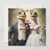 "Schnappschuss Liebe: Eine krokodilische Hochzeits (Vorderseite)