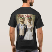 "Schnappschuss Liebe: Eine krokodilische Hochzeits T-Shirt (Rückseite)