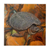 Schnappschuss Terrapin-lover Geschenk Fliese (Vorderseite)