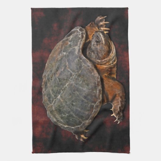 Schnappschuss Terrapin-lover Geschenk Handtuch (Vertikal)