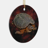 Schnappschuss Terrapin-lover Geschenk Keramikornament (Rechts)