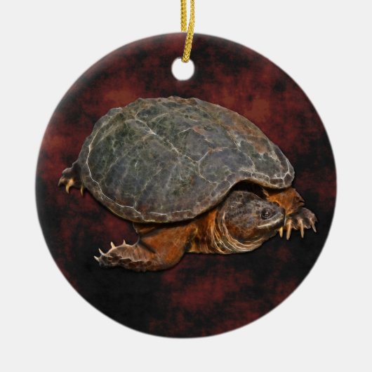 Schnappschuss Terrapin-lover Geschenk Keramikornament (Vorne)