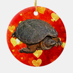 Schnappschuss Terrapin-lover Geschenk Keramikornament