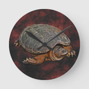 Schnappschuss Terrapin-lover Geschenk Runde Wanduhr