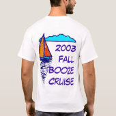 Schnaps-Kreuzfahrt-Kapitän T-Shirt (Rückseite)
