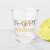 Schnapsglas 21. Einundzwanzigster oder jeder Gebur (Vorderseite)