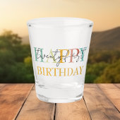 Schnapsglas 21. Einundzwanzigster oder jeder Gebur