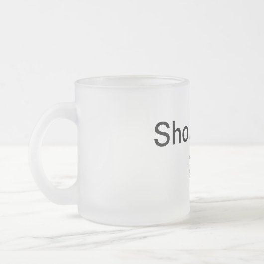 Schnapsglas 2,0 mattglastasse (Links)