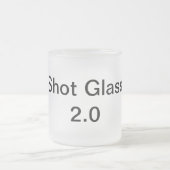 Schnapsglas 2,0 mattglastasse (Mittel)