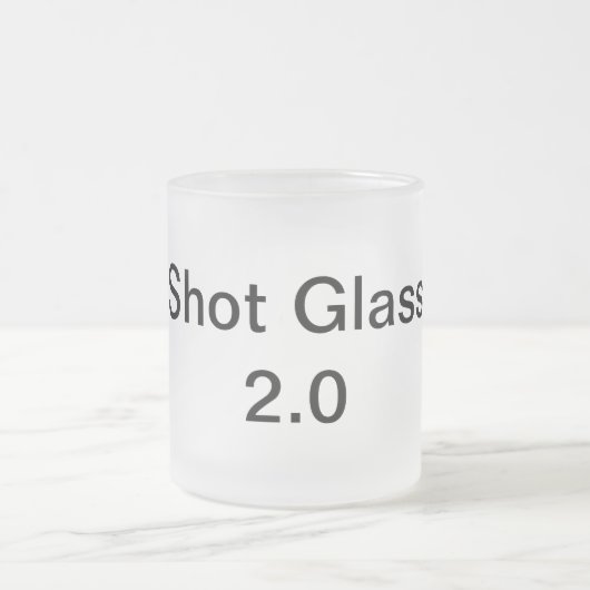 Schnapsglas 2,0 mattglastasse (Mittel)
