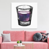 Schnapsglas Leinwanddruck (Insitu (Wohnzimmer))
