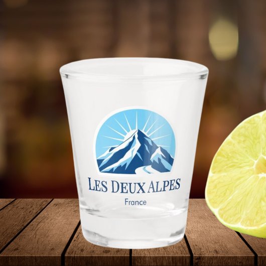 Schnapsglas Les Deux Alpes Isère Frankreich