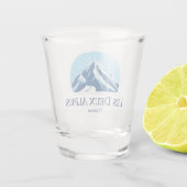 Schnapsglas Les Deux Alpes Isère Frankreich (Rückseite)