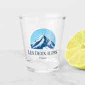 Schnapsglas Les Deux Alpes Isère Frankreich (Vorderseite)