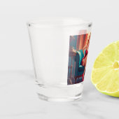Schnapsglas Pin-Up Mädchen (Links)