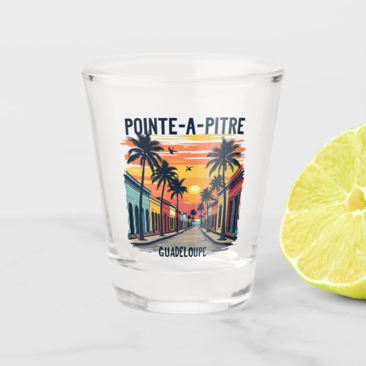 Schnapsglas Pointe-à-Pitre | Shotglas (Vorderseite)